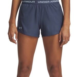 NWT Under Armour Women's Dark Blue Grey Athletic Shorts